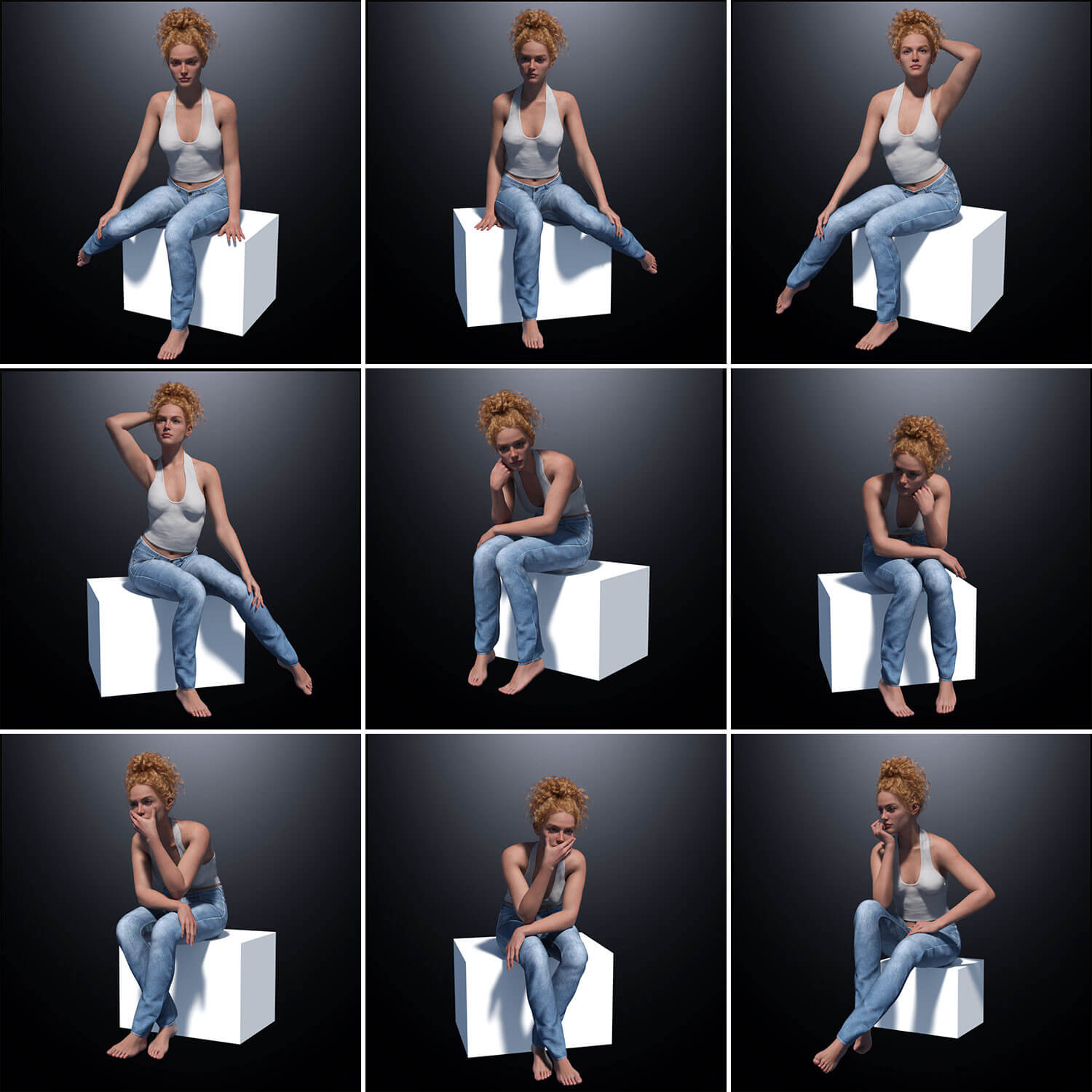 Victoria 9 Pose Bundle - Basics 2 by Pose Company