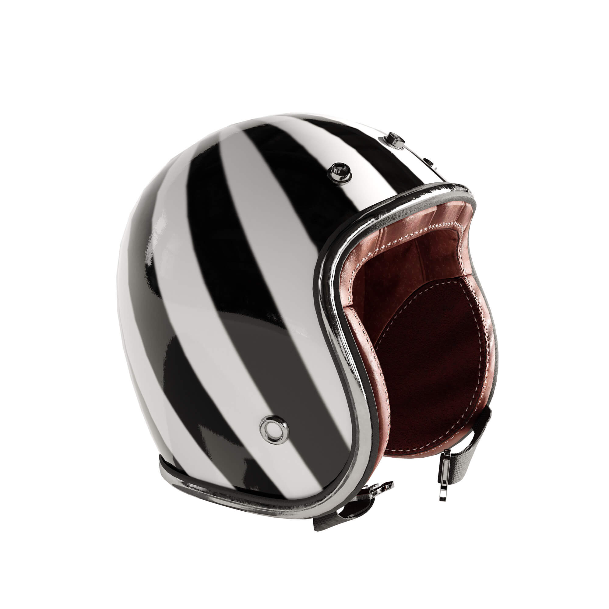 Plastic Helmet Set 1 3D Model by ppplux8