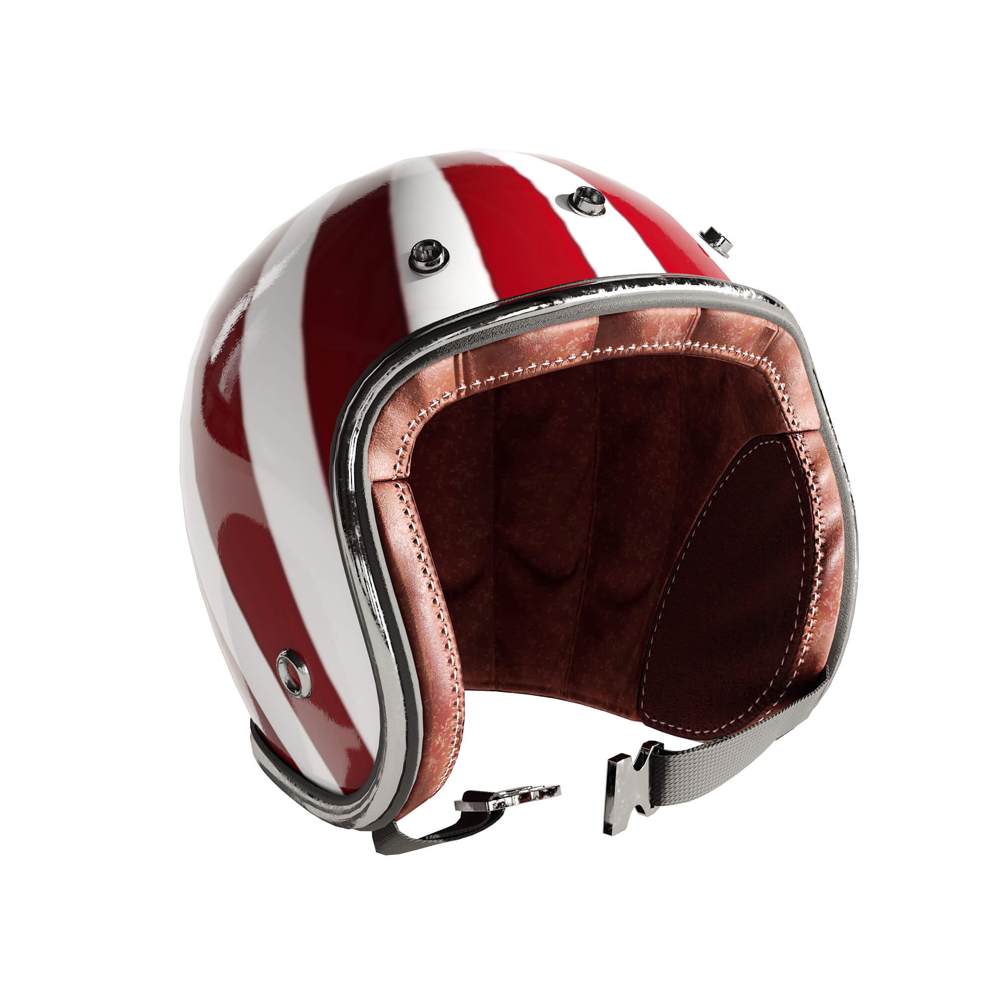 Plastic Helmet Set 1 3D Model by ppplux8