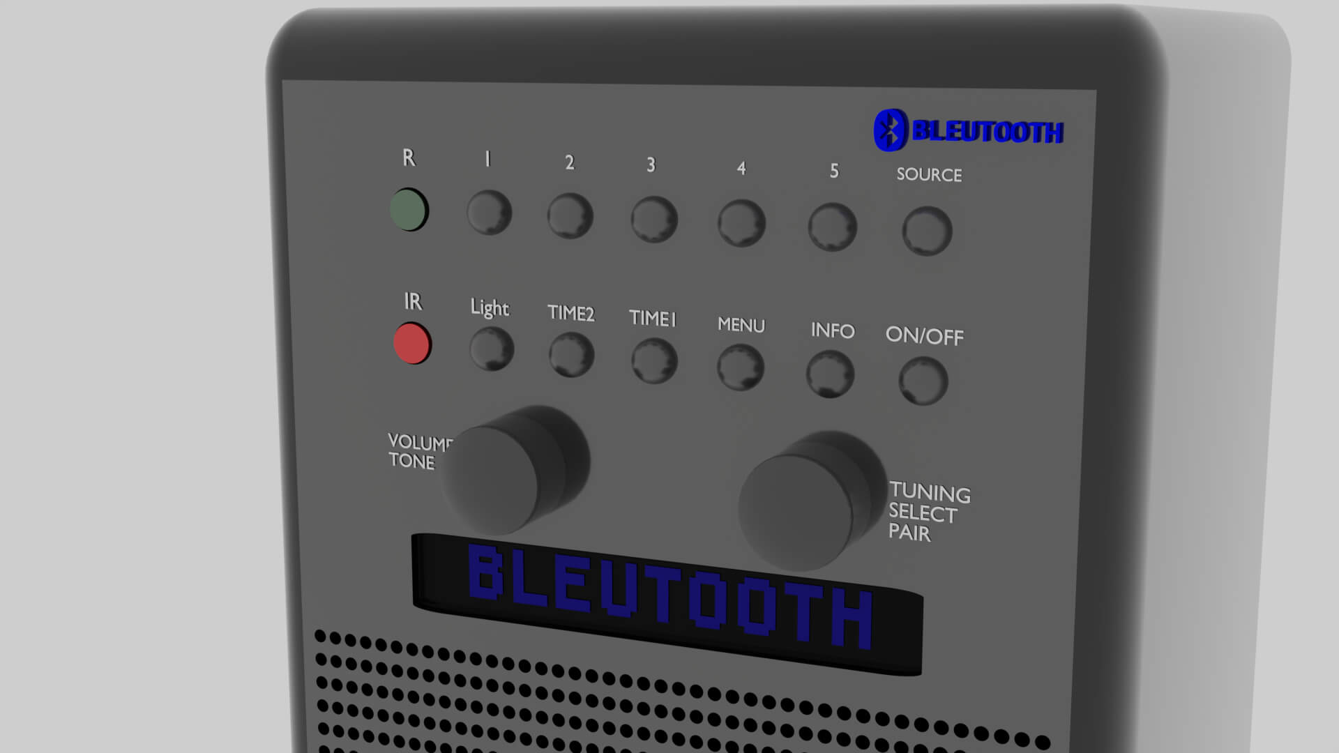Radio Portable - 3D Model by PR-BERMOD
