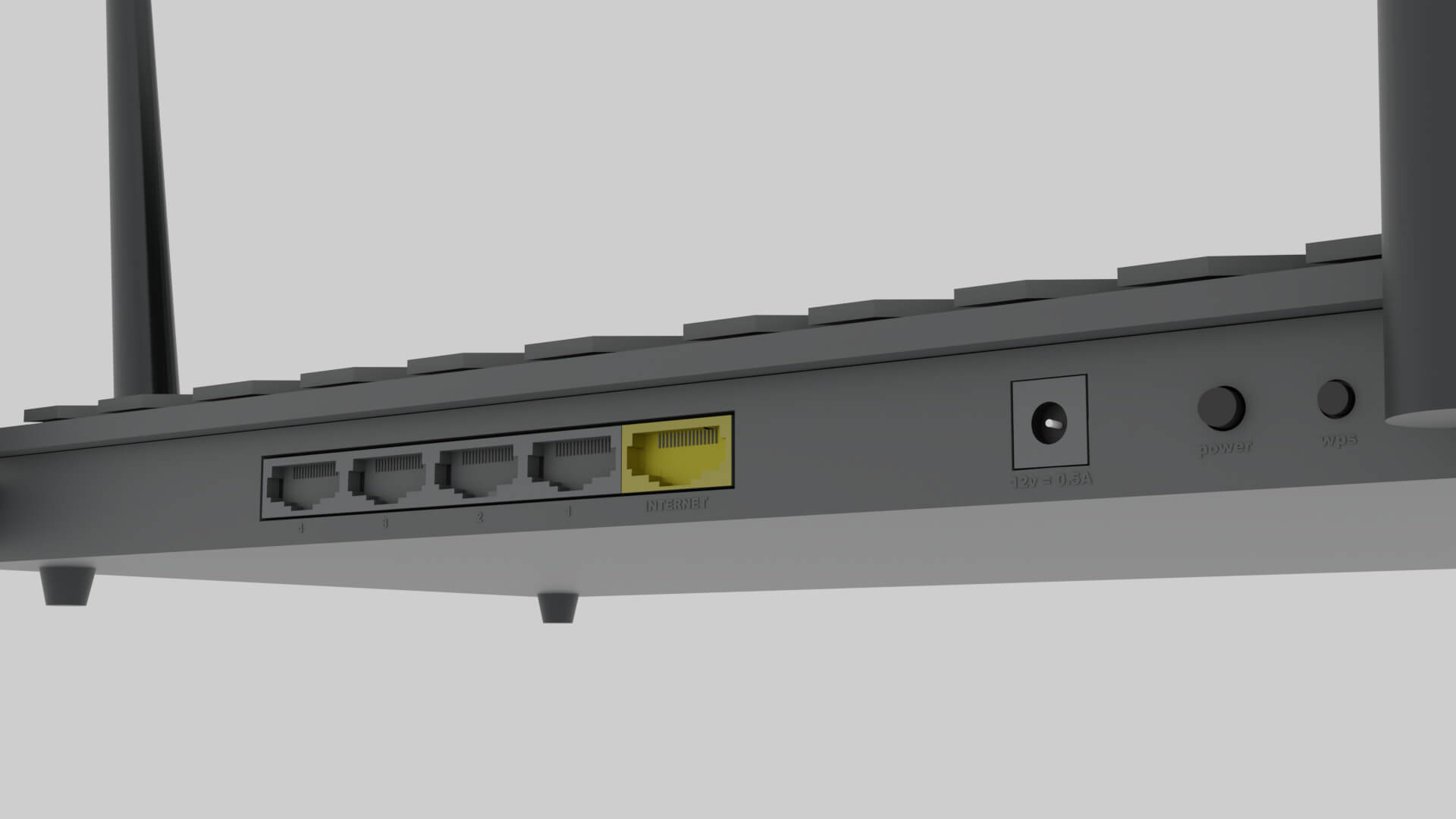 Router Modem 3D Model by PRBERMOD
