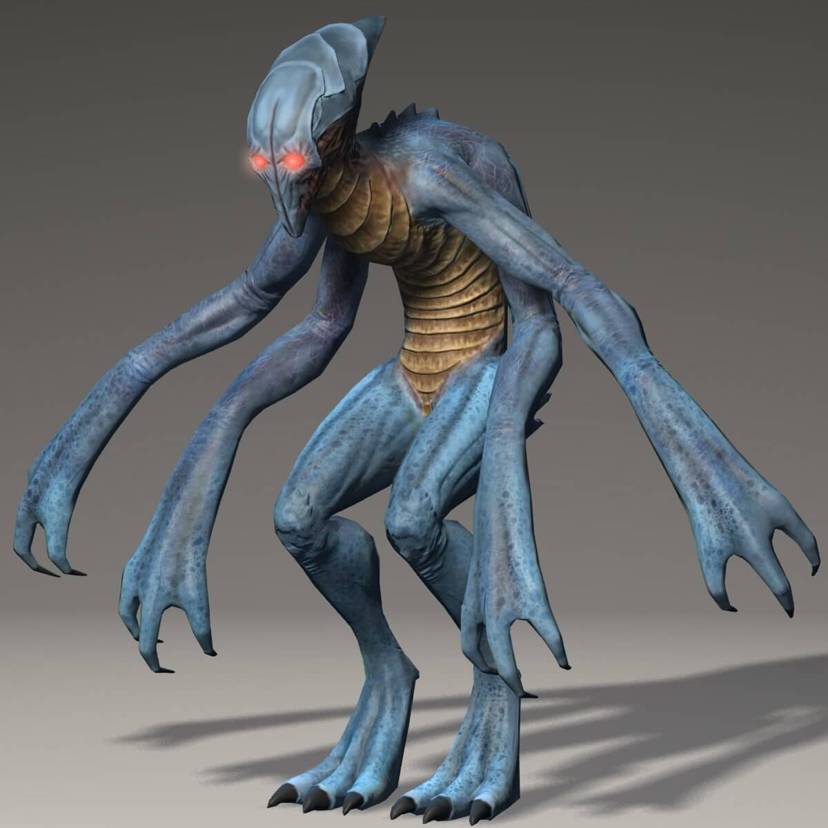 Alien - 3D Model by Pradipta