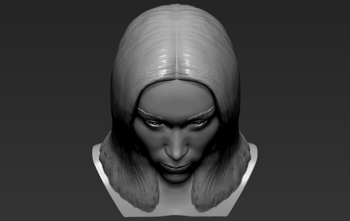 Bella Hadid Bust Print Ready 3d Model