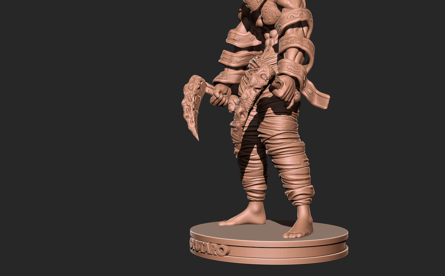 Demon Slayer - Gyutaro Upper Rank 6 3D Print Model by Printhub
