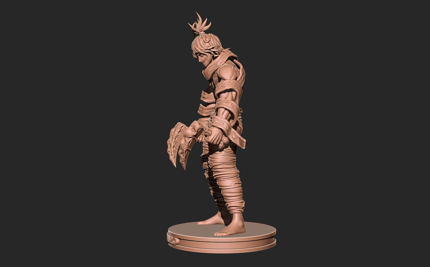 Demon Slayer - Gyutaro Upper Rank 6 3D Print Model by Printhub