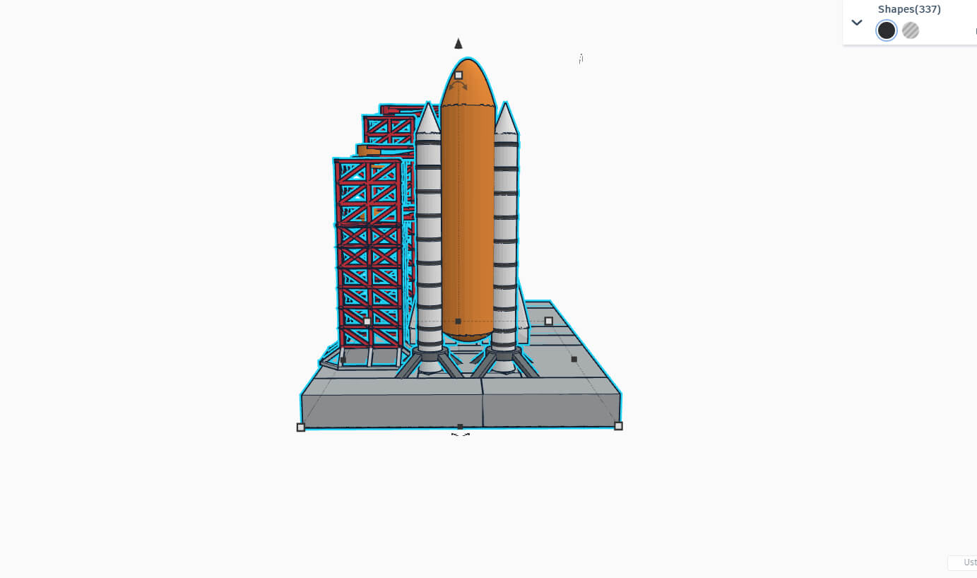 Apollo 11 and Shuttle - 3D Model by prokoks