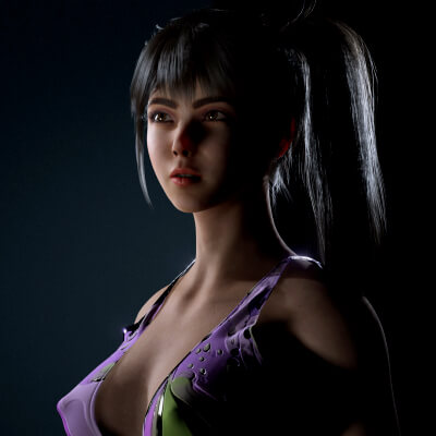 Realistic Female Character &ndash Versatile 3D Model