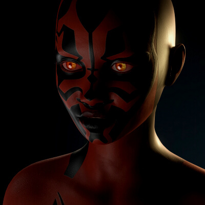 The Bride of the Dark Side &ndash Red Demon Warrior Woman