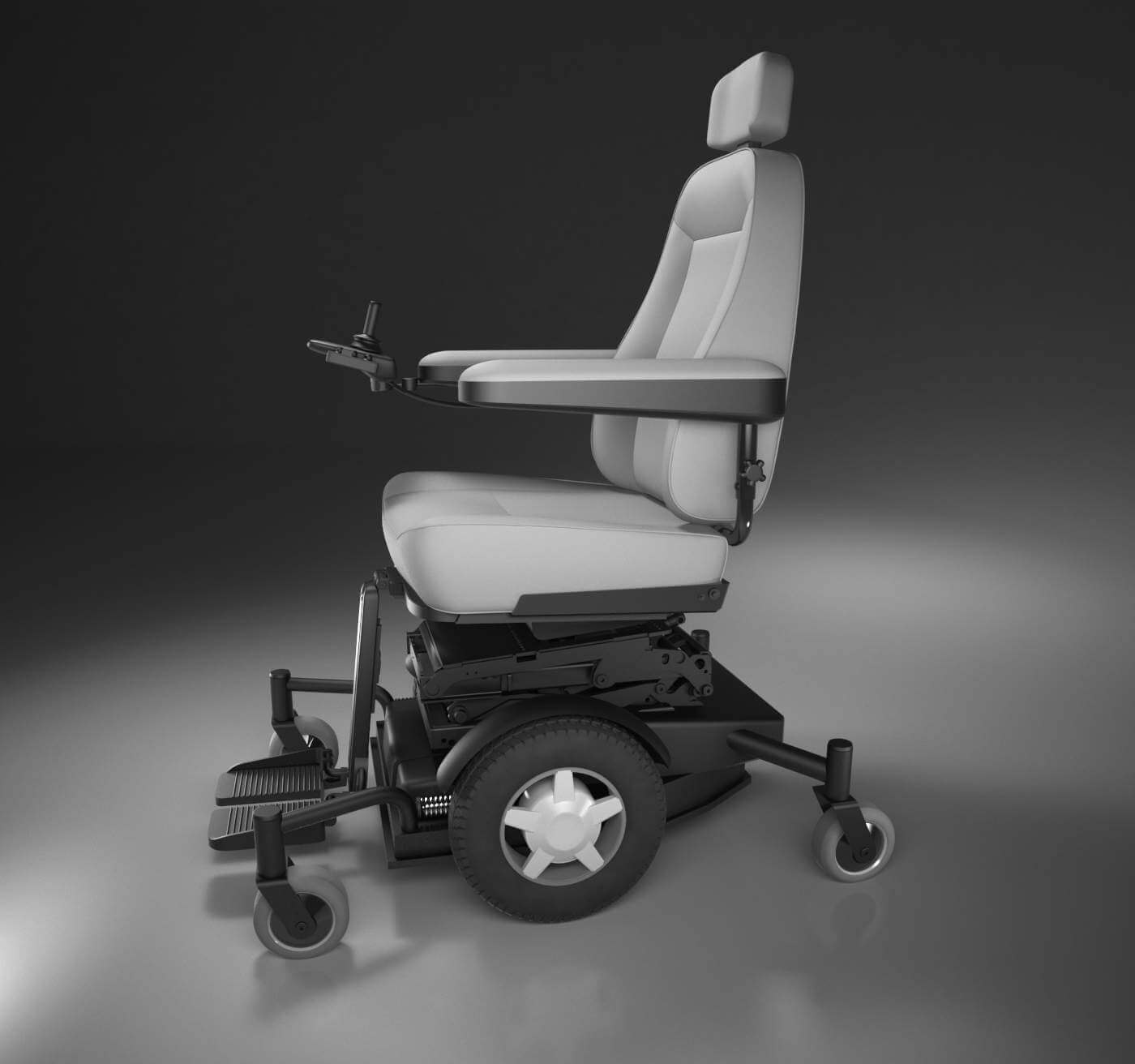Motorized Wheelchair 3D Model by ProModels