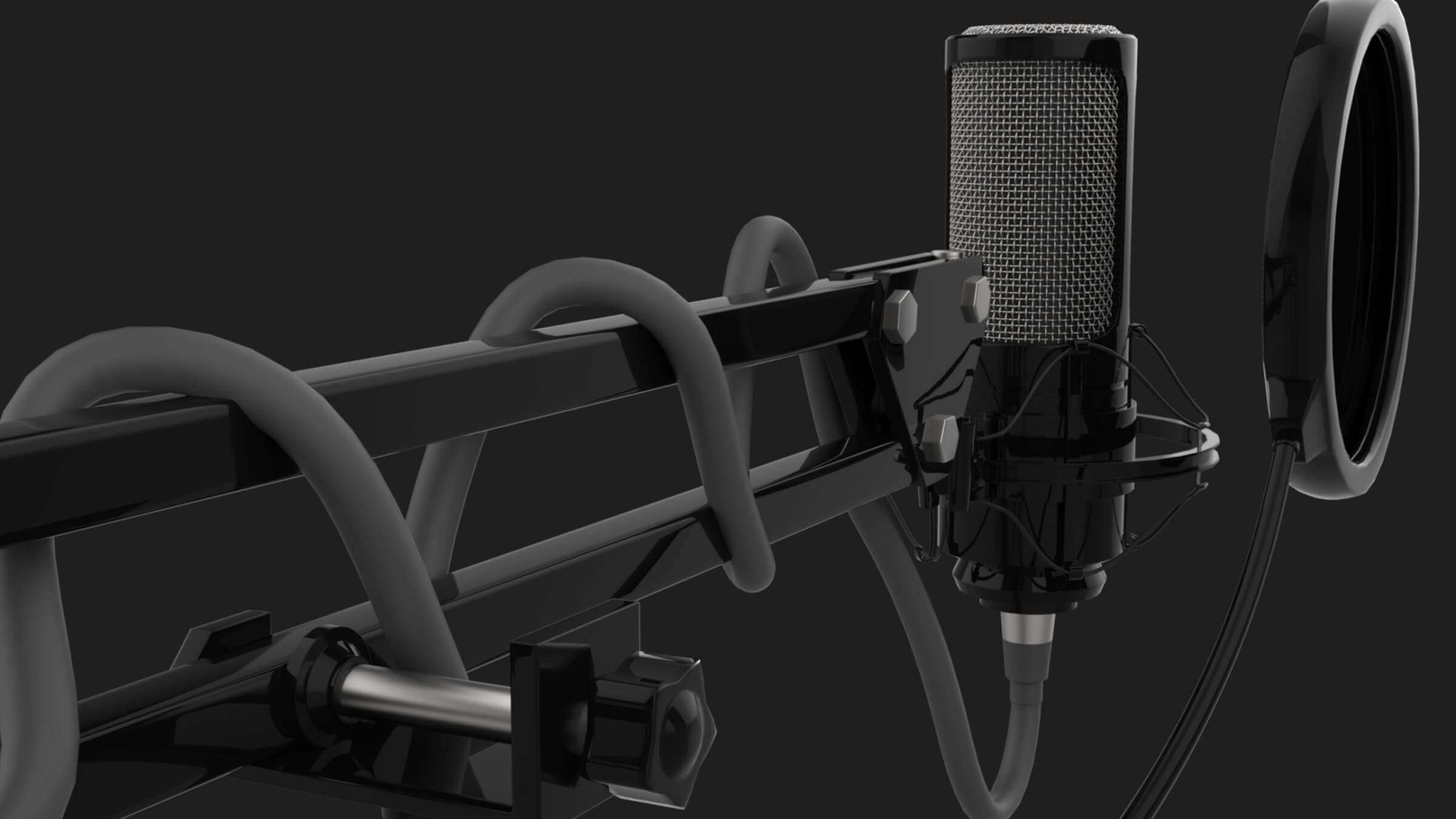 Microphone 3D Model by PuerquitoMenor