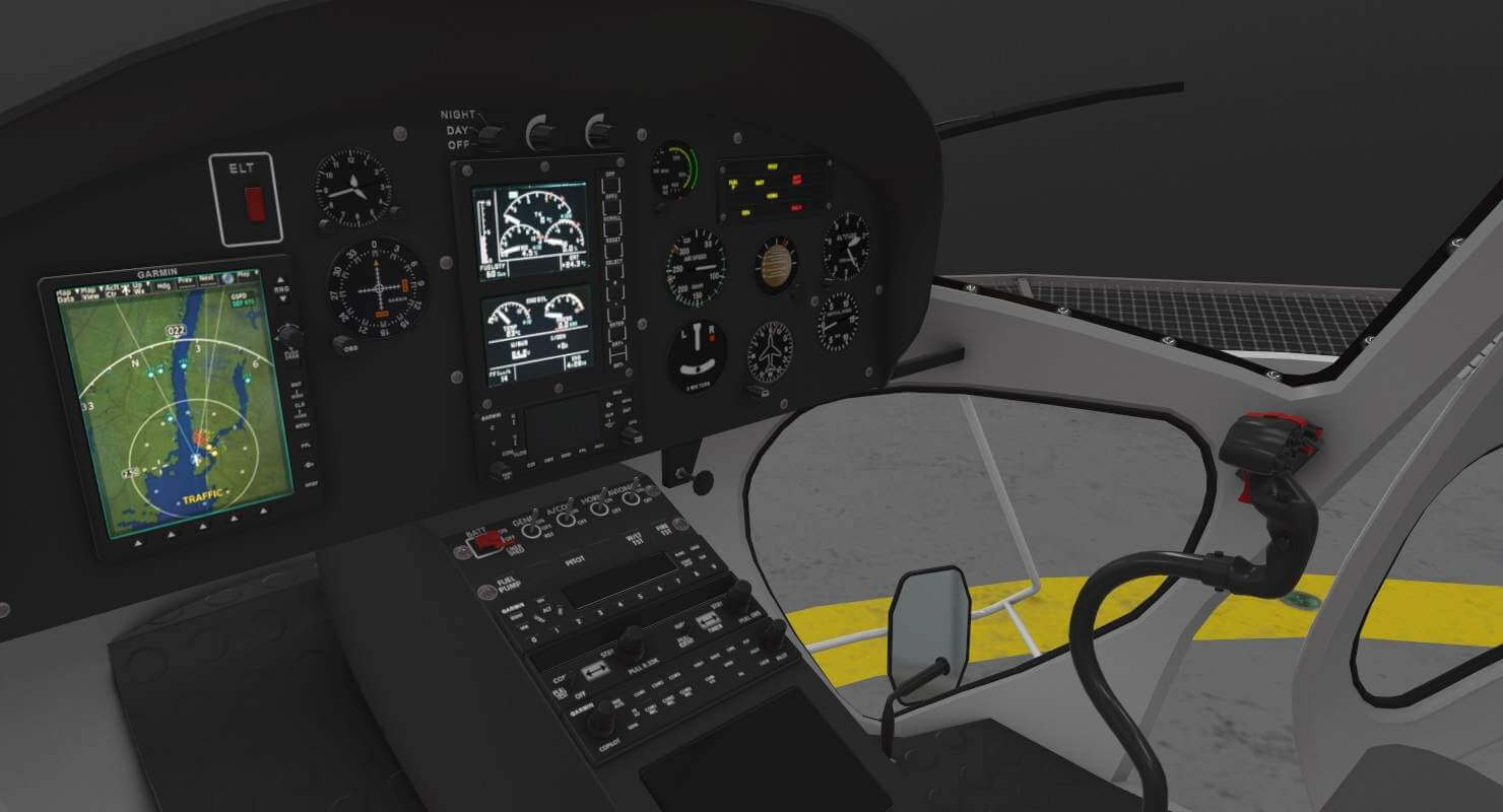 AS-350 US Customs and Border Protection Animated 3D Model by pukamakara