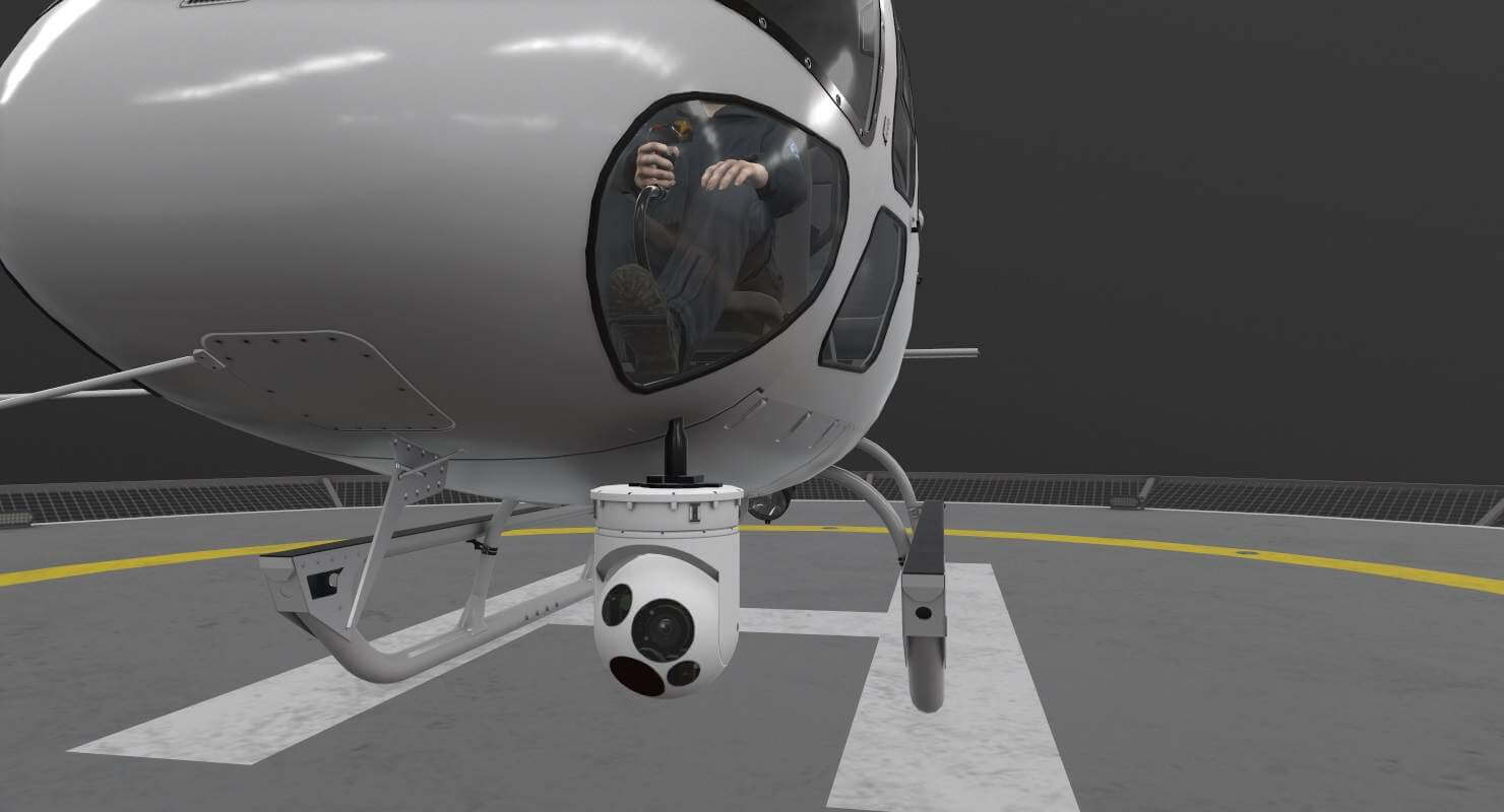 AS-350 US Customs and Border Protection Animated 3D Model by pukamakara