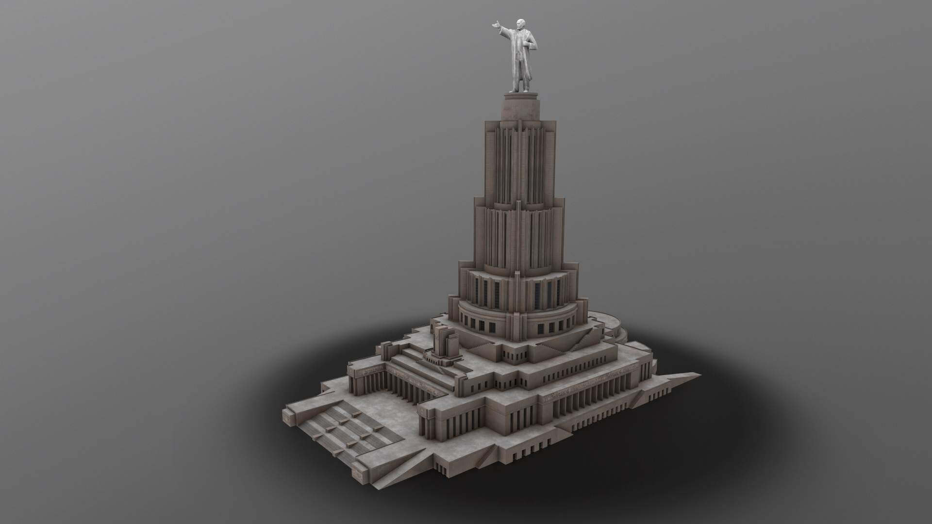Москва по сталинскому проекту 3d