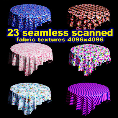23 Seamless Scanned Fabric Textures