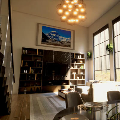 A Small Cozy Studio Nestled in the Woods. Unreal Engine 5.5