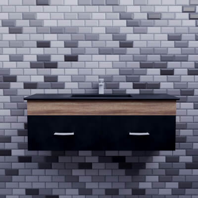 Black Sink Cabinet