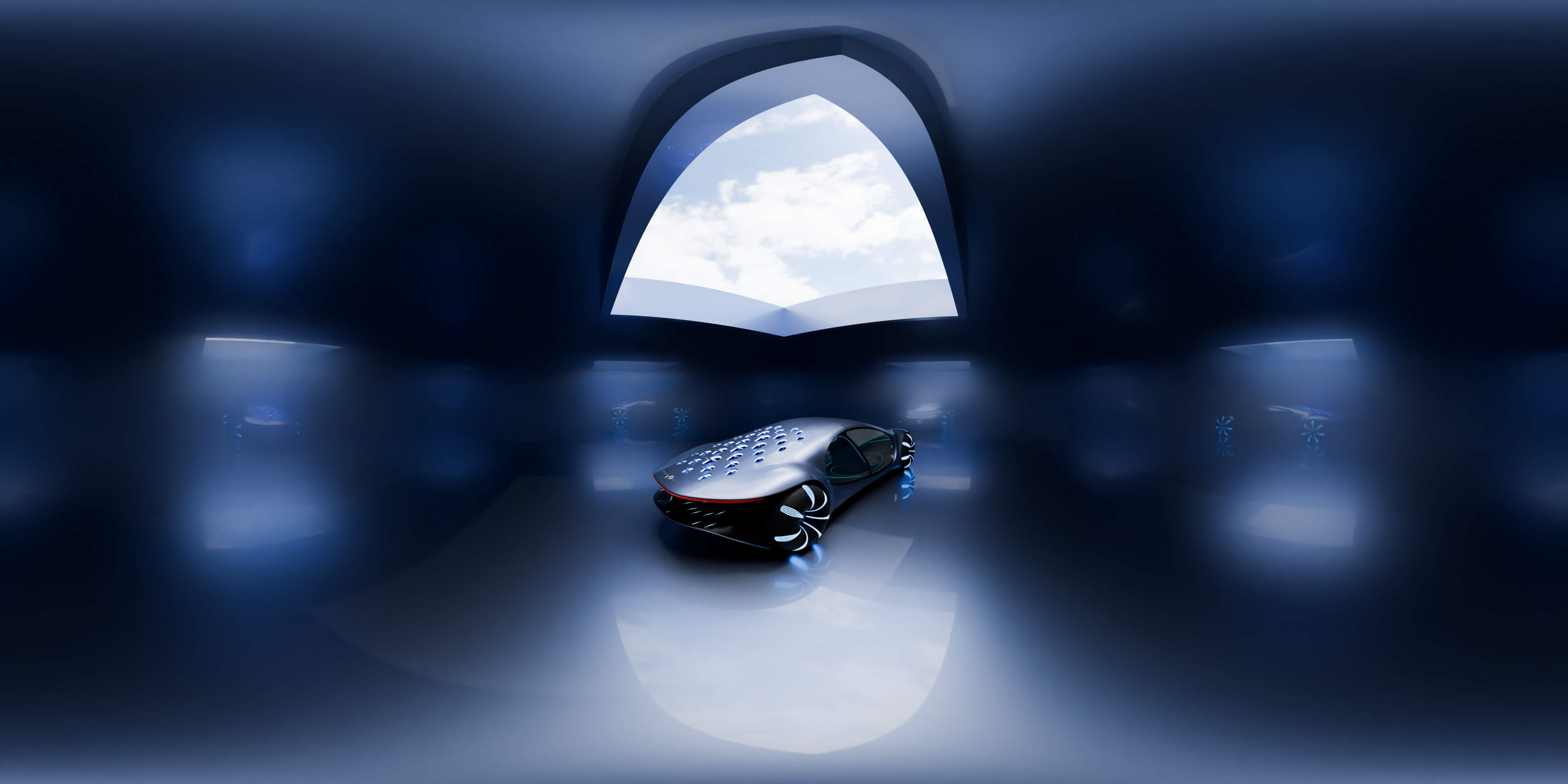 Mercedes-Benz Avtr High-Quality Blender Rendering Project 3