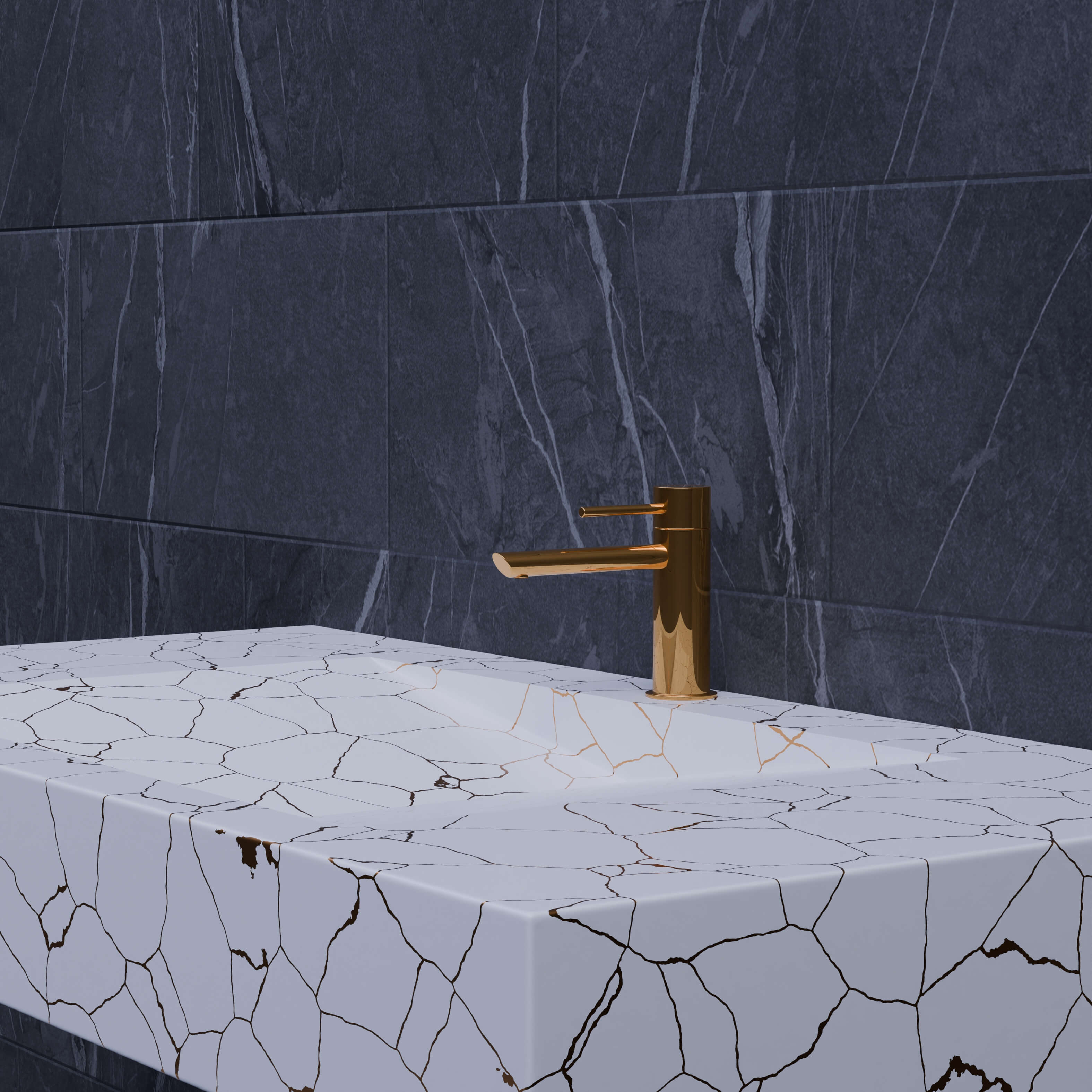 Modern SInk Design 3D Render, Digital Art by puscas_adryan