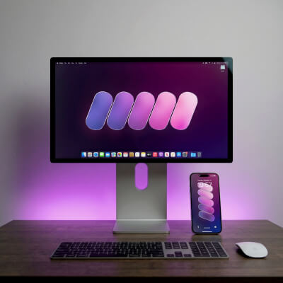 Glow-Pills Wallpaper Design