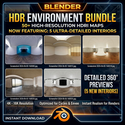 HDR Images Blender Ready