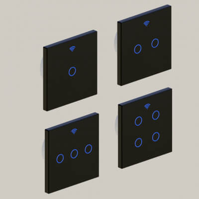 LUXION Glass Touch Light Switch