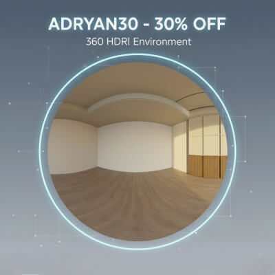 Minimalist Seaside Interior Hdri Empty Modern Room