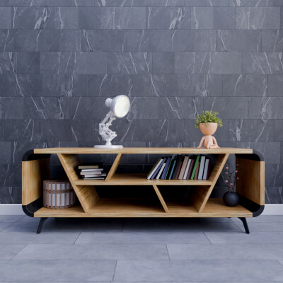 Modern Bookcase - TV Stand Cabinet