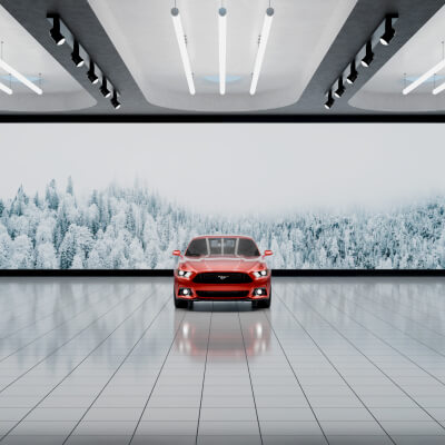 Modern Car Showroom Hdri