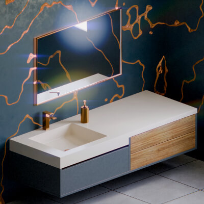 Premium Bathroom Furniture Set - Luxelav Halo