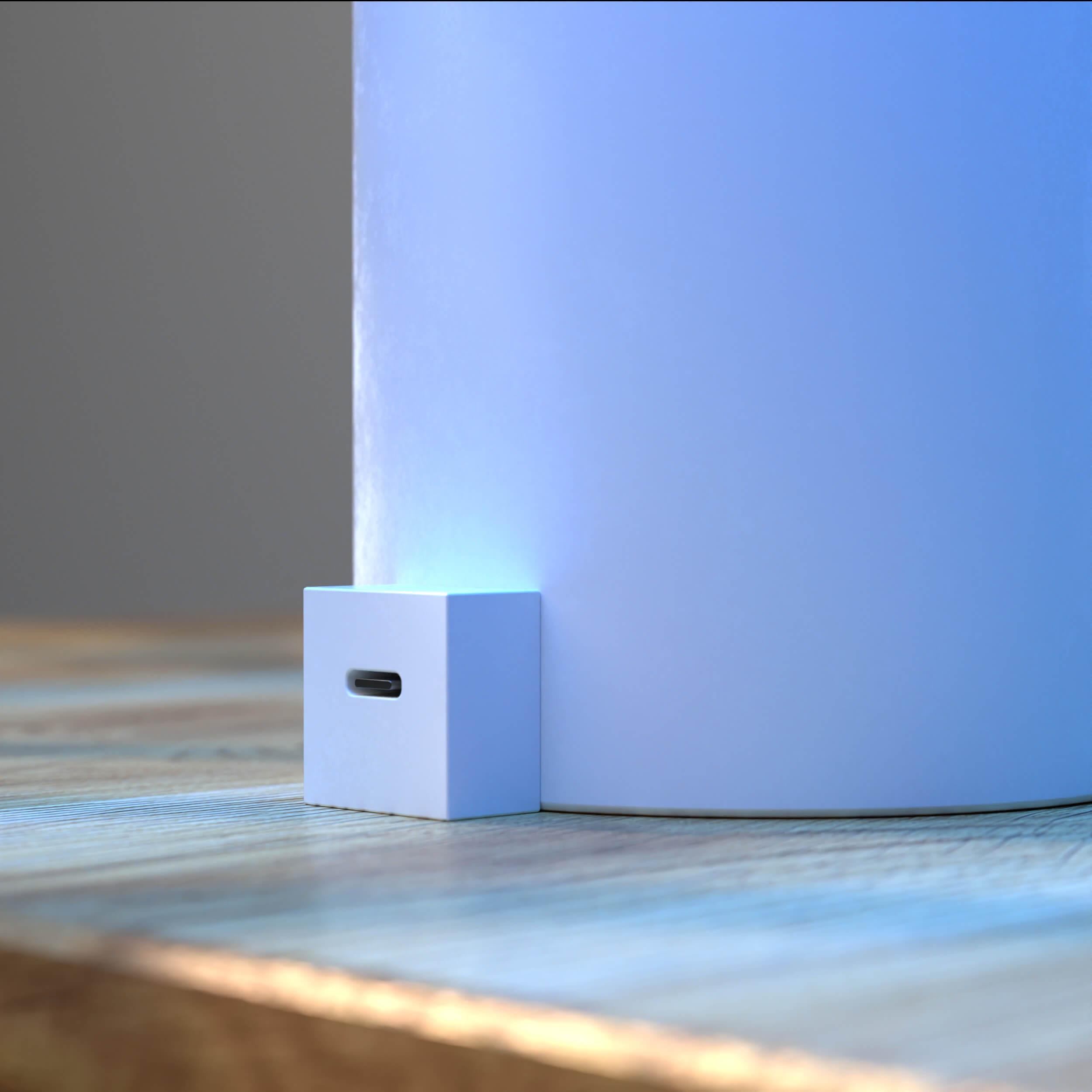 Sleek Modern Glow Lamp - Free 3D Model by puscas_adryan