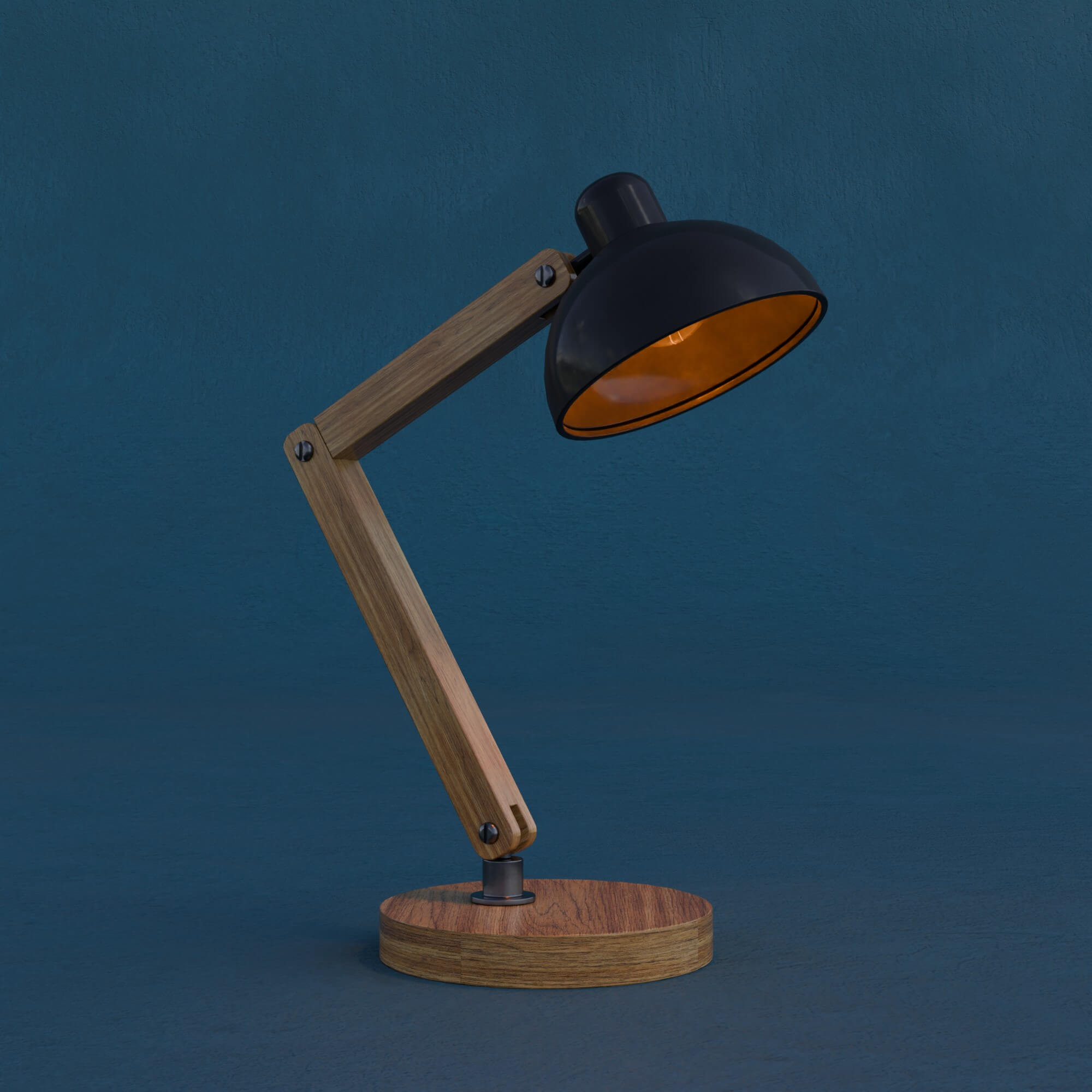 Sleek Modern Wooden Desk Lamp - Free 3D Model by puscas_adryan