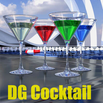 DG Cocktail - Glass Prop for Genesis 8 FM and Genesis 9 by Pushee-Ri