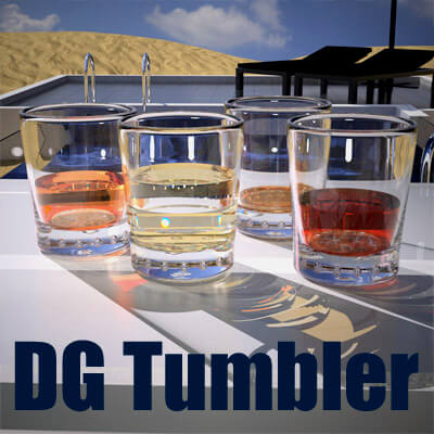 DG Tumbler - Glass Prop for Genesis 8 FM and Genesis 9 by Pushee-Ri