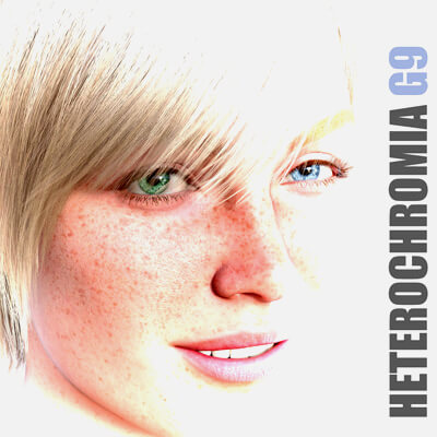Heterochromia - Eye Materials for Genesis 9
