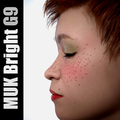 MUK Bright - Makeup Kit for Bright-Skinned Genesis Female 9 by Pushee-Ri