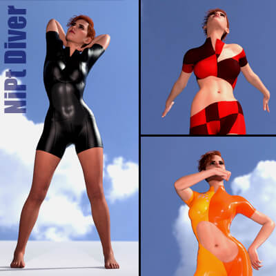 NiPt Diver - Clothes for GF8