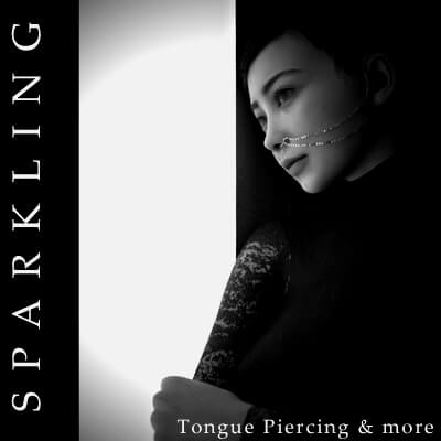 SPARKLING Tongue Piercing and more for Genesis 9