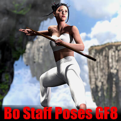 WUDANG Bo Staff Poses for GF8 and GF8.1