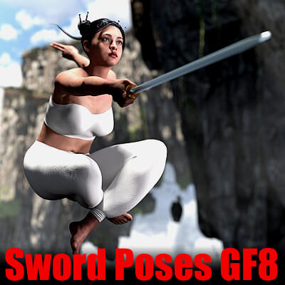 WUDANG Sword Poses for GF8 / GF8.1
