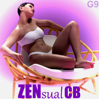 ZENsual Cb 01 - Poses for Genesis 9