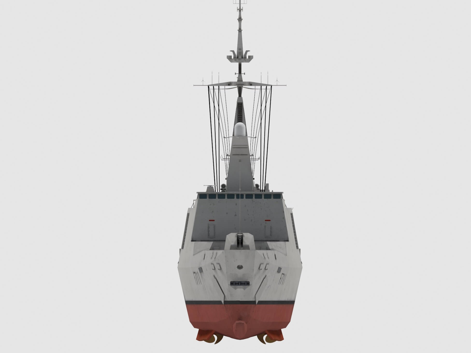 F711 Surcouf Lafayette Class Frigate - 3D Model by pxfpxd
