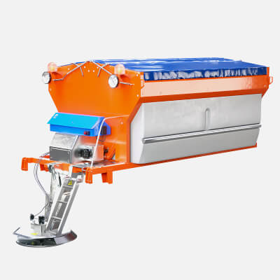 Snow Clearing Machine Using Salt 3D Road Salt Spreader Model - Winter Snow Removal Equipment by Q-lee