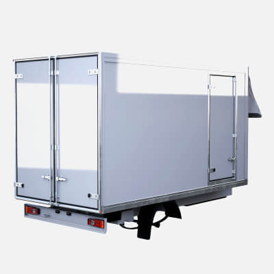 Van Box Module Refrigerated Van Box Structure - 3D Model by Q-lee