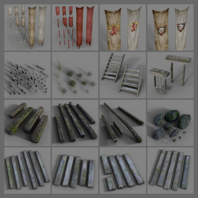 Outpost Kitbash by QuantumStateStudio