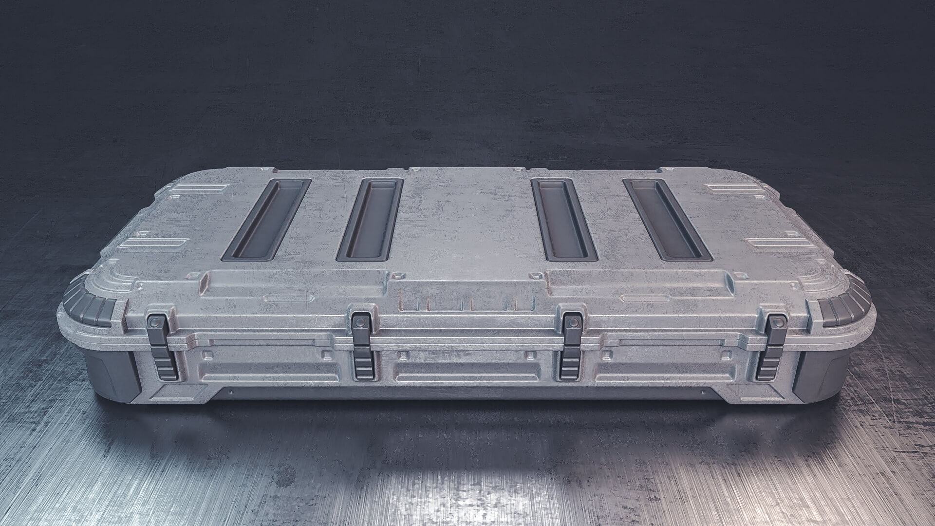 Sci-fi 3D Container 3D Render, Digital Art by qwestgamp