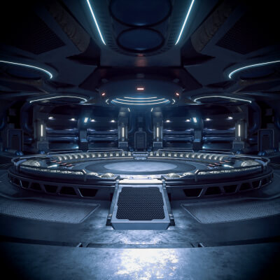 Sci-Fi Hangar Rework Scene