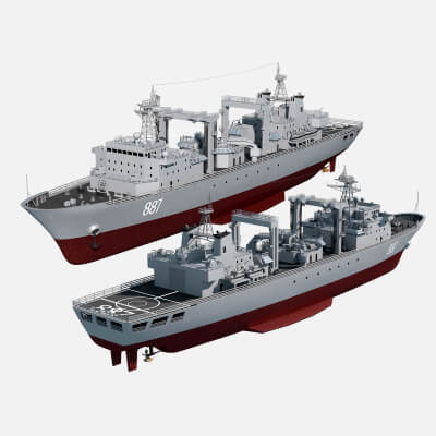 886 Qiandaohu Type 903 Comprehensive Supply Ship Chinese