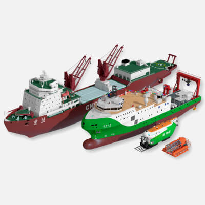 A Collection of Chinese Scientific Research Vessels