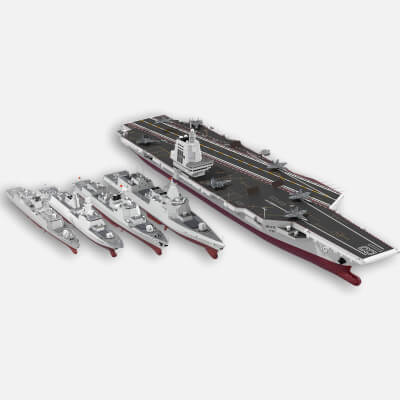 China 003 Fujian Aircraft Carrier Destroyer Frigate Package