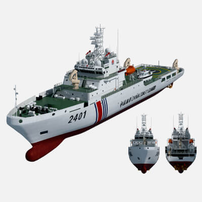 China Coast Guard 2401 Ship Maritime Law Enforcement Officia